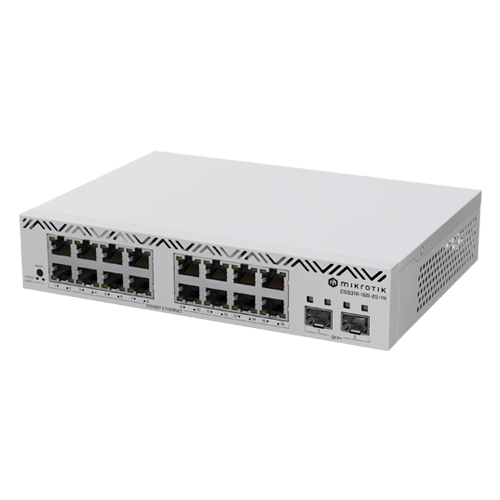 img26611large Cloud Smart Switch, 16 x Gigabit, 2 x SFP+ 10Gbps, 1U - Mikrotik CSS318-16G-2S+IN - imagine 1