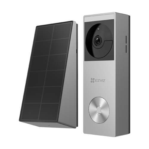 img26911large Sonerie video smart, Wi-Fi, 2K, Panou solar, acumulator 5200mAh, PIR, IR 6M, Stocare 32GB - EZVIZ CS-HP3(3MP) - imagine 1