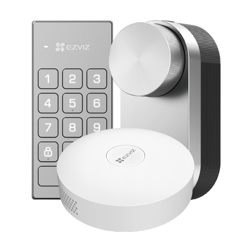 img27388large Kit incuietoare inteligenta cu hub pentru conexiune internet inclus si scenarii smart - EZVIZ CS-DL01/DL01CP/A3 - imagine 1