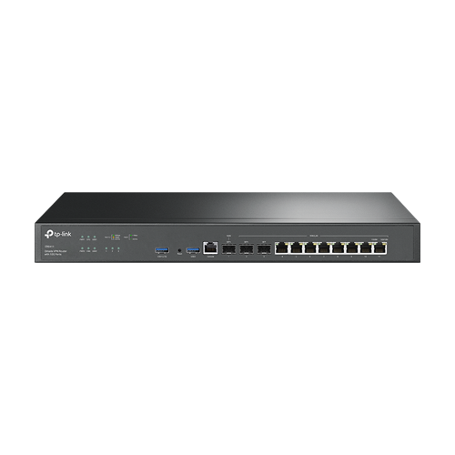 img28611large Router VPN, 2 x SFP+ 10G, 1 x SFP Gigabit, 8 x RJ45 Gigabit, 2 x USB, 1U - TP-Link Omada ER8411 - imagine 1
