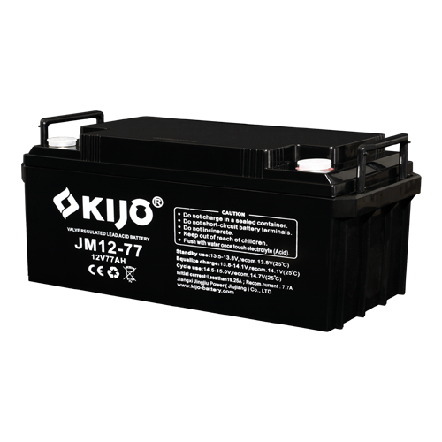 img28911large Acumulator Pb-acid AGM Deep Cycle, 12V, 77Ah, conector M8 - KIJO JM12-77 - imagine 1
