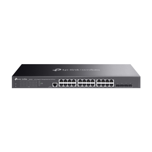 img29563large Switch L2+, 24 x RJ45 1G, 4 x SFP 1G, Management - TP-Link Omada SG3428 - imagine 1