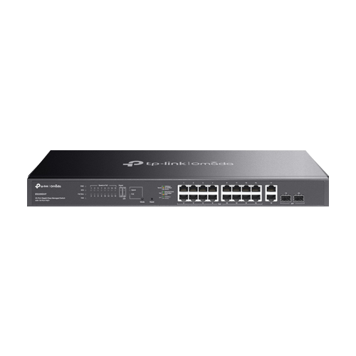 img29614large Switch 16 x RJ45 1G PoE, 2 x SFP 1G, 2 x RJ45 1G, Easy Managed, 1U - TP-Link Omada ES220GMP - imagine 1