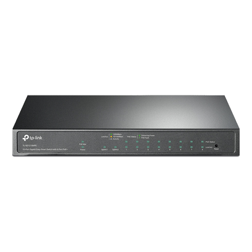 img30230large Switch 8 x RJ45 1G PoE, 1 x RJ45 1G, 1 x combo SFP + RJ45 1G, Managed - TP-Link TL-SG1210MPE - imagine 1