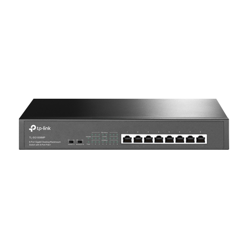 img31253large Switch 8 x RJ45 1G PoE, Buget PoE 153W, Unmanaged - TP-Link TL-SG1008MP - imagine 1