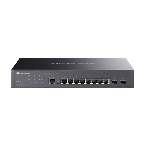 img31665large Switch L2+, 8 x RJ45 1G, 2 x SFP 1G, Management - TP-Link Omada SG3210 - imagine 1