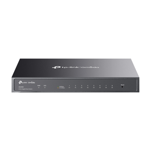 img31673large Switch L2+, 8 x RJ45 1G, Management - TP-Link Omada SG2008 - imagine 1