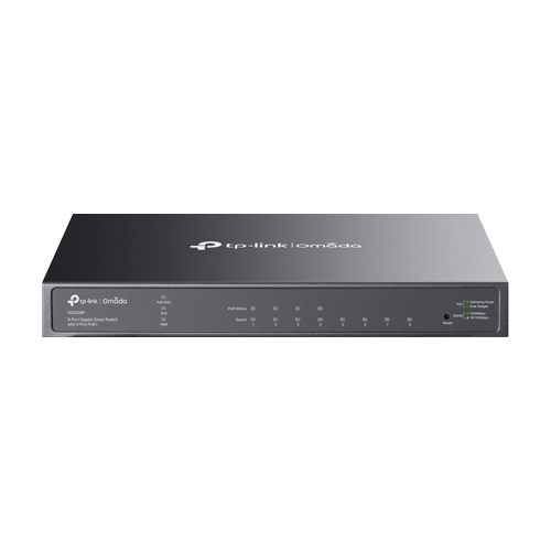 img31739large Switch L2+, 4 x RJ45 1G PoE, 4 x RJ45 1G, Buget PoE 62W, Management - TP-Link Omada SG2008P - imagine 1
