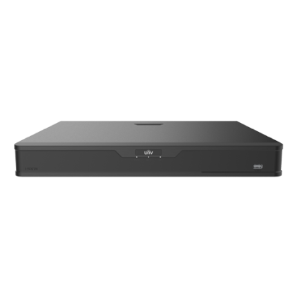 NVR 4K, Easy, 16 canale, max. 12MP, Analiza video, 1U - UNV NVR302-16B-IQ