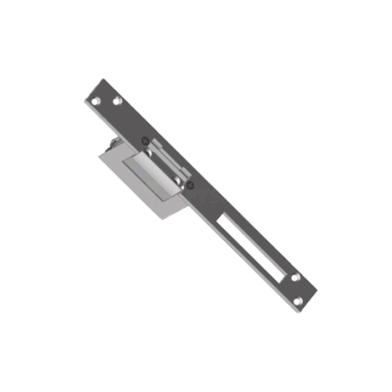 Yala electromagnetica fail locked, 12V, 230mA memorie mecanica, cu placa suport lunga - Yale by ASSA ABLOY YB17-12D-LH