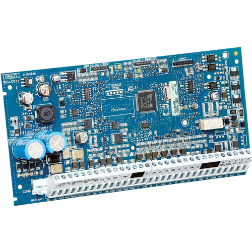 img31915large Placa centrala SERIA DSC POWER NEO 6 zone extensibila la 16 zone, 2 partitii - DSC HS2016PCBE - imagine 1