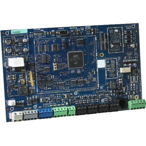 img31953large Placa centrala SERIA PRO, 8 zone extensibila la 128 zone fir/radio, 8 partitii - DSC HS3128PCBEN - imagine 1