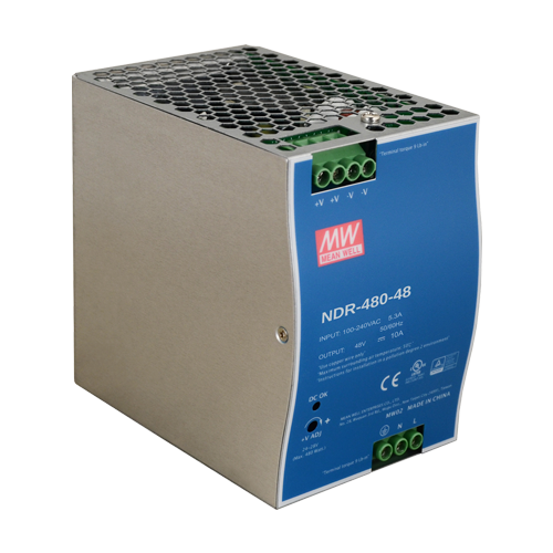 img32908large Sursa de alimentare in comutatie, 48V/10A, 480W, sina DIN - MEAN WELL NDR-480-48 - imagine 1