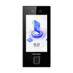 Terminal control acces recunoastere faciala, ecran 4.5 inch, M1, Amprenta, WiFi, PoE - HIKVISION DS-K1T344MBFWX-E1 - imagine 2