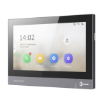Monitor videointerfon TCP/IP, IPS LCD 7 inch touch screen, WiFi, PoE, Alarma IN - HIKVISION DS-KH8381-WTE1 - imagine 2