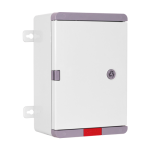 Cutie distributie IP67 din ABS gri, usa mata, placa metalica, 200x300x130 mm PD203013