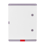 Cutie distributie IP67 din ABS gri, usa mata, placa metalica, 300x400x170 mm PD304017 - imagine 2