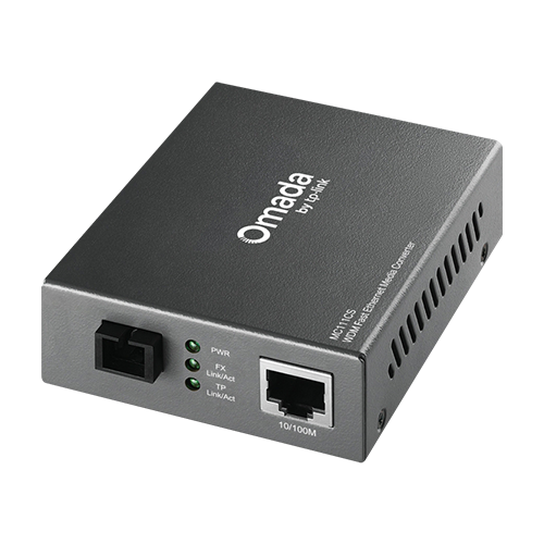 img35530large Media Convertor WDM 10/100 Mbps RJ45 - 100 Mbps Single-mode SC Bi-directional - TP-Link Omada MC111CS - imagine 1