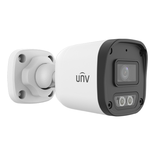 img36144large Camera IP ColorHunter 4MP, lentila 2.8mm, IR 30m, WL 15m, Mic, PoE, IP67 - UNV IPC2124LB-AF28-DL-ECO - imagine 1