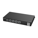 Router 4 x RJ45 1G PoE, 1 x RJ45 1G, Buget PoE 60W, Multi-WAN, Cloud Management - Ruijie RG-EG305GH-P-E - imagine 2