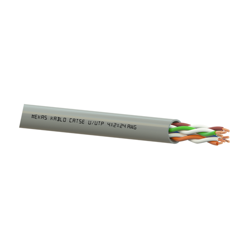 img36561large Cablu U/UTP, cat 5e, 4x2x24 AWG, Cupru, 305m - Mekas Kablo MEK90-4x2x24-5U - imagine 1