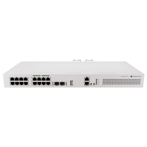 img37246large Switch 8 x RJ45 Gigabit PoE af/at, 10 x RJ45 Gigabit, 2 x SFP+ 10G, NAND, 1U - MikroTik CRS418-8P-8G-2S+RM - imagine 1
