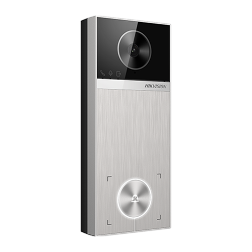 img38045large Panou exterior videointerfon TCP/IP 4MP, IR 3m, Wi-Fi6, Bluetooth, M1, IP65 - HIKVISION DS-KV6114-MWBE1 - imagine 1