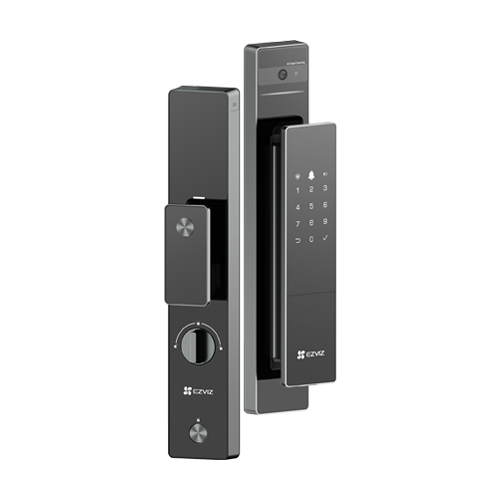 img38183large Yala inteligenta cu recunoastere faciala, vizor inteligent si ecran 4', baterie 5000 mAh - EZVIZ CS-DL50FVS(WBP,GR) - imagine 1