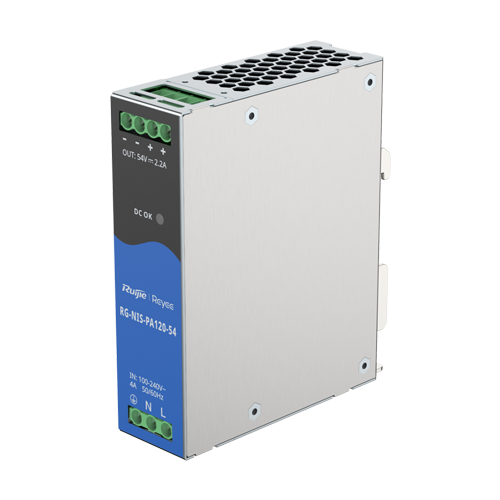 img38783large Sursa de alimentare in comutatie, 54V/2.2A, 120W, sina DIN - Ruijie Reyee RG-NIS-PA120-54 - imagine 1