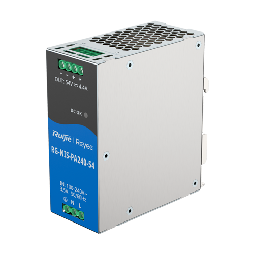 img38795large Sursa de alimentare in comutatie, 54V/4.4A, 240W, sina DIN - Ruijie Reyee RG-NIS-PA240-54 - imagine 1