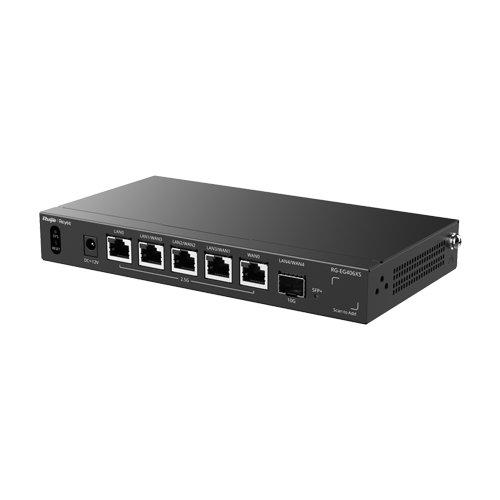 img38919large Router 5 x RJ45 2.5G, 1 x SFP+ 10G, Multi-WAN, Cloud Management - Ruijie Reyee RG-EG406XS - imagine 1