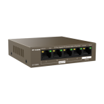 Switch 4 x RJ45 1G PoE Out 802.3af, 1 x RJ45 1G PoE IN, Unmanaged - IP-COM G1105PD - imagine 3