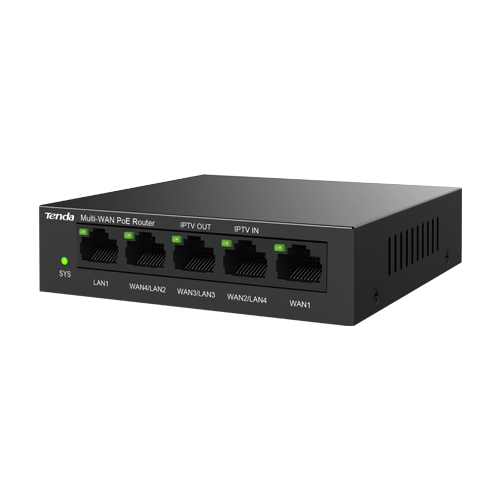 img39158large Router 5 x RJ45 1G (4 x PoE Out 802.3af/at), Multi-WAN, Cloud Managed - TENDA TND-G0-5G-PoE - imagine 1
