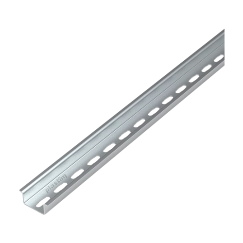 img39408large Sina DIN 35x15mm, perforata, lungime 2m - Plastim PDR4002 - imagine 1