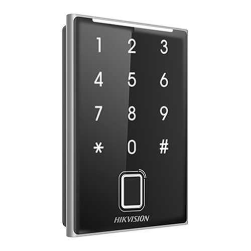 img39574large Cititor de proximitate MIFARE, amprenta, tastatura integrata, Bluetooth, Wiegand, RS485 - HIKVISION DS-K1109DKFB - imagine 1