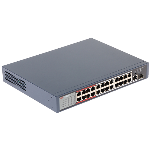img4021large Switch 24 porturi PoE, 2 porturi uplink - HIKVISION DS-3E0326P-E-M - imagine 1