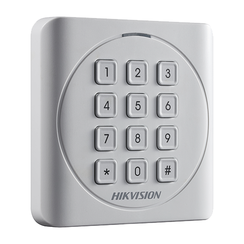 img4071large Cititor de proximitate RFID MIFARE 13.56Mhz cu tastatura integrata -HIKVISION DS-K1801MK - imagine 1