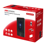 Kit terminal control acces TCP/IP cu Recunoastere faciala, Amprenta, Card Mifare, 2MP, WiFi, PoE - HIKVISION DS-KAS342
