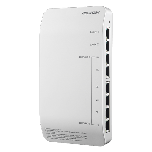 img4247large Distribuitor Video/Audio pentru 6 posturi - HIKVISION DS-KAD606-P - imagine 1