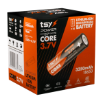 Acumulator Core Lithium-Ion 18650, 3.7V, 3350mAh TSY-CORE-3350 - imagine 3