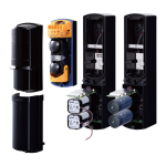 Bariera IR de exterior 60m, dual beam, baterii - OPTEX SL-200TNR - imagine 2