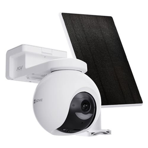 img46756large Camera IP PT Wi-Fi6 + Panou solar 5W, 8MP, baterie 10.400 mAh, Audio, IR 15m, Color 24/7 - EZVIZ CS-HB8/SP(4K) - imagine 1