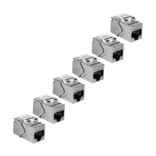 img46871large Set 6 buc. Keystone Jack Cat.6A, ecranat, tool-less - TRENDnet TC-K06C6A-6buc - imagine 1