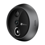 Vizor electronic smart, Wi-Fi, 4K, monitor tactil 5.5', sonerie, audio, acumulator 7100 mAh - EZVIZ CS-EP4-Sliver - imagine 4