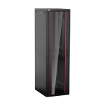 Rack de podea PRO SERIES 42U 19'' 600x800, capacitate 1000 kg, RAL 9005, asamblat ASY-42U-6080PRO