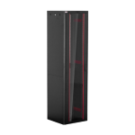 Rack de podea PRO SERIES 47U 19'' 600x600, capacitate 1000 kg, RAL 9005, asamblat ASY-47U-6060PRO