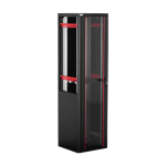 Rack de podea PRO SERIES 47U 19'' 600x600, capacitate 1000 kg, RAL 9005, asamblat ASY-47U-6060PRO - imagine 3