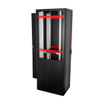 Rack de podea PRO SERIES 47U 19'' 600x800, capacitate 1000 kg, RAL 9005, asamblat ASY-47U-6080PRO - imagine 4