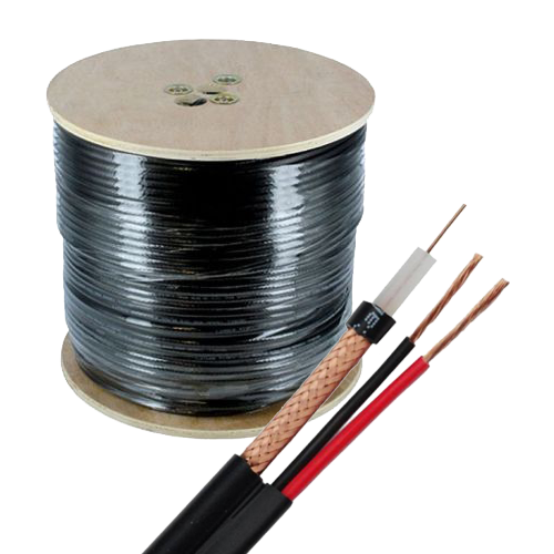img5476large Cablu coaxial RG59 + alimentare 2x0.75, 305m, negru TSY-RG59+2X0.75-B - imagine 1