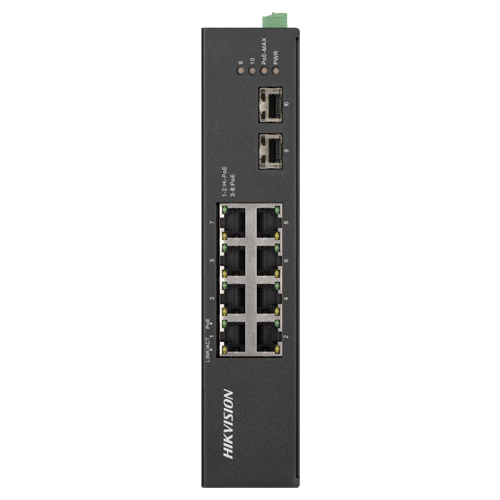 img5594large Switch 8 porturi Gigabit PoE, 2 porturi uplink SFP - HIKVISION DS-3T0510HP-E-HS - imagine 1
